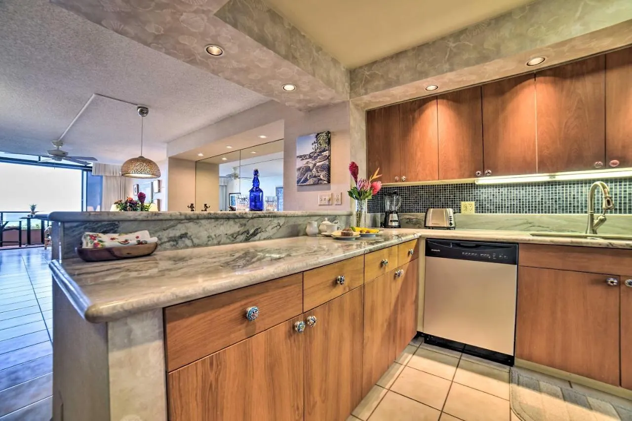 Apartamento Ocean-View Maui Penthouse With Balcony And Pool Access Kahana 0*,