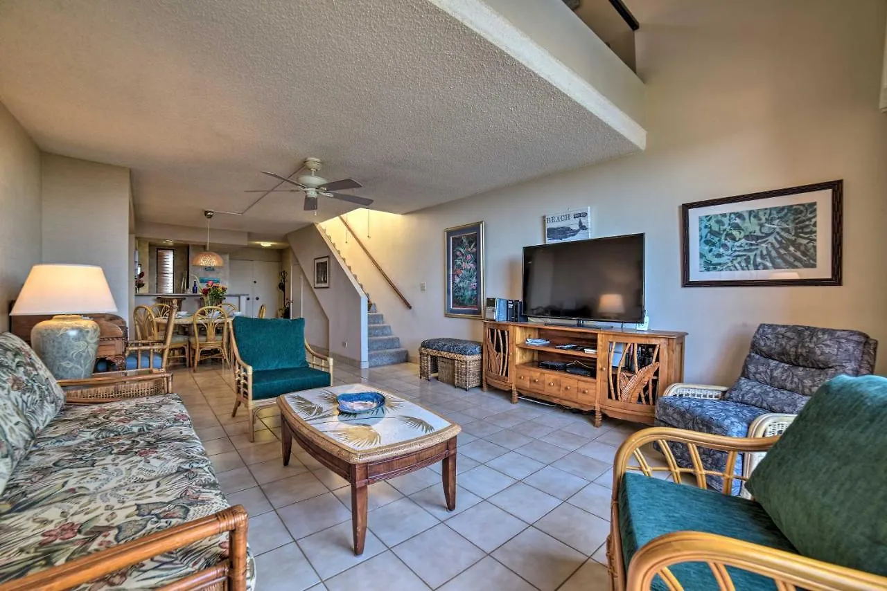 Apartamento Ocean-View Maui Penthouse With Balcony And Pool Access Kahana Estados Unidos