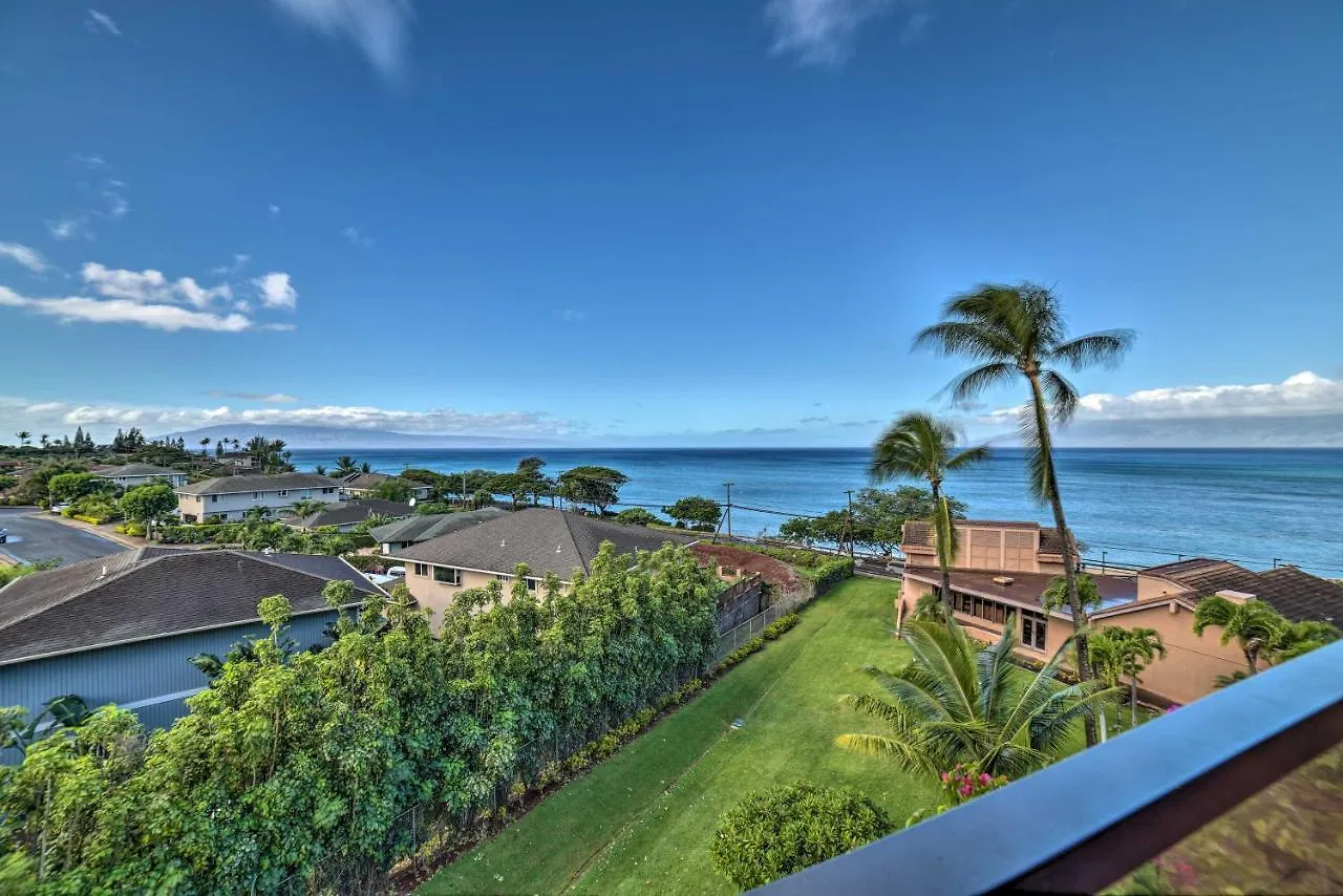 Apartamento Ocean-View Maui Penthouse With Balcony And Pool Access Kahana