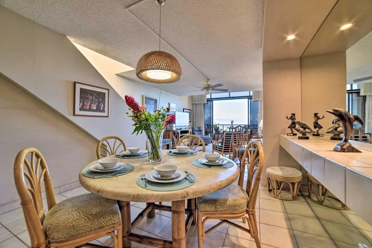 Apartamento Ocean-View Maui Penthouse With Balcony And Pool Access Kahana